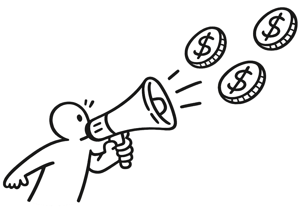 Funnel-coverage illustration