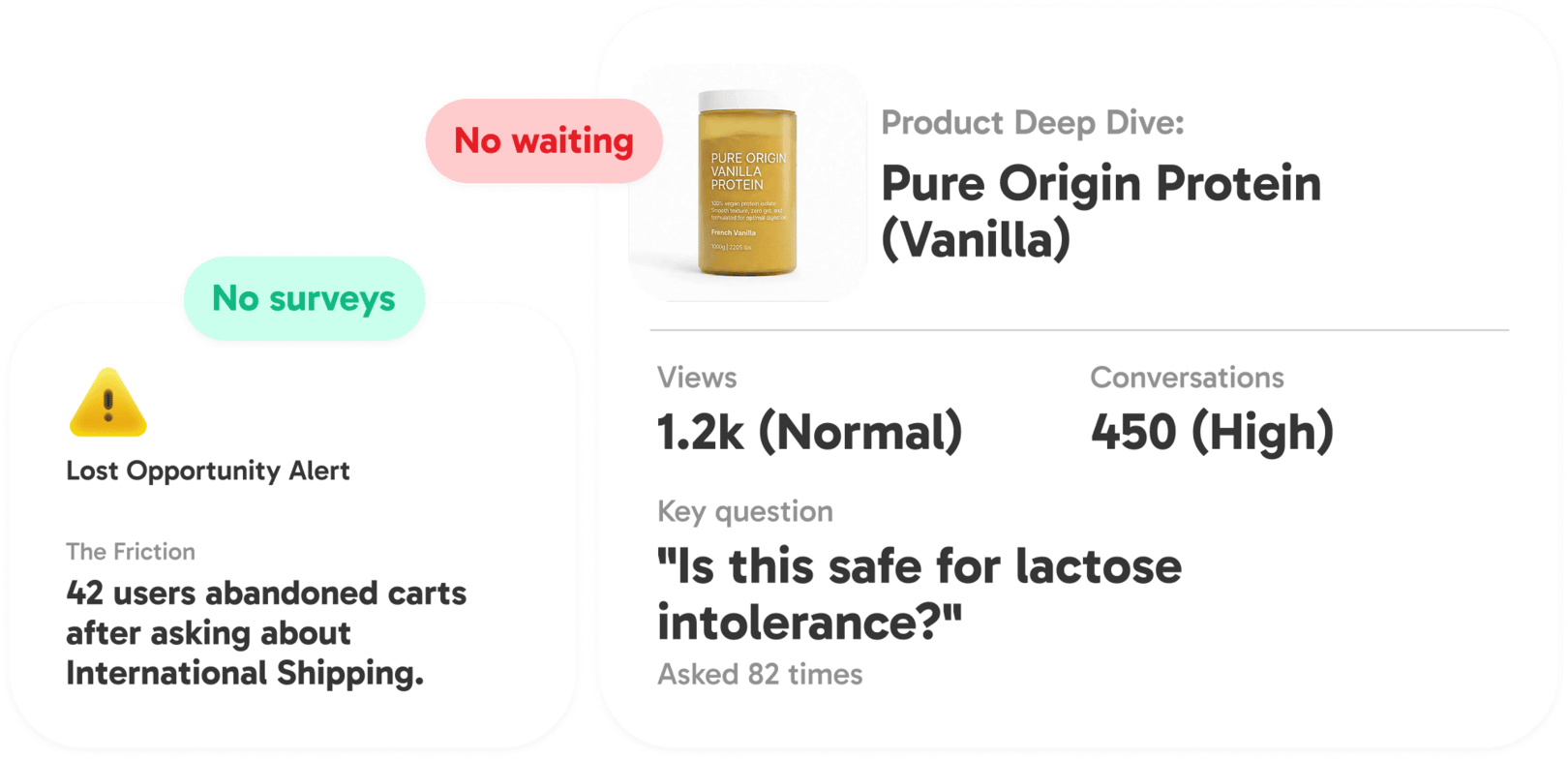 Pulse lead capture — customer sentiment score and full interaction record